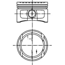 Piston VW GOLF IV (1J1), Hatchback, 08.1997 - 12.2007 Kolbenschmidt 99562620