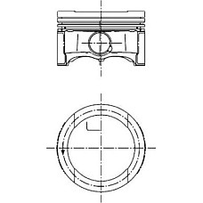 Piston VW CADDY III (2KA, 2KH, 2CA, 2CH), Box/MPV, 03.2004 - 05.2015 Kolbenschmidt 99792620