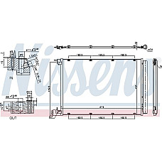Condensator. climatizare A-C condenser with dryer aluminium MERCEDES AMG GT C190 AMG GT R190 AMG GT X290 C A205 C C205 C W MERCEDES-BENZ S-CLASS (W222, V222, X222), Sedan, 05.2013 - Nissens 940432