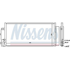 Condensator, climatizare CHEVROLET AVEO III (T300), Hatchback, 03.2011 - Nissens 940581