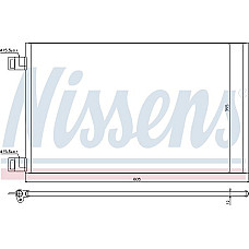 Condensator. climatizare A-C condenser MERCEDES CITAN MPV CITAN MIXTO DOUBLE CABIN CITAN-MINIVAN W415 RENAULT KANGOO BE BO RENAULT KANGOO / GRAND KANGOO (KW0/1_), Dubita, 02.2008 - Nissens 940184