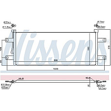 Condensator. climatizare Condensator A-C 888x350x16 MERCEDES ACTROS MP4 - MP5 ANTOS AROCS 07.11- MERCEDES-BENZ ACTROS MP4 / MP5 (963-0-C), 07.2011 - Nissens 940264