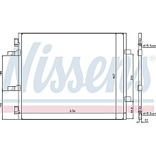Condensator. climatizare A-C condenser aluminium OPEL VIVARO A RENAULT TRAFIC II 2.0D 01.06- VAUXHALL VIVARO A (X83), Van, 08.2001 - 07.2014 Nissens 940201