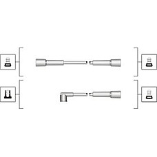 Set cablaj aprinder Ignition leads set FIAT UNO RENAULT CLIO II KANGOO KANGOO EXPRESS MEGANE I MEGANE I CLASSIC MEGANE I C RENAULT MEGANE I Classic (LA0/1_), Sedan, 09.1996 - 08.2008 Magneti Marelli 941319170042