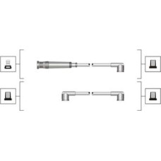 Set cablaj aprinder Ignition leads set BMW 3 E21 3 E30 3 E36 3 E46 5 E28 5 E34 Z3 E36 1.6-1.9 03.81-02.05 BMW 3 - II (E30), Sedan, 09.1982 - 03.1992 Magneti Marelli 941319170050