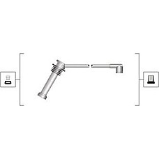 Set cablaj aprinder Ignition leads set VOLVO C30 S40 II V50 FORD C-MAX C-MAX II FIESTA IV FIESTA V FIESTA VI FOCUS C-MAX F FORD FOCUS (DAW, DBW), Hatchback, 09.1998 - 11.2009 Magneti Marelli 941319170038