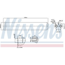 Uscator.aer conditionat Air conditioning drier CITROEN C-CROSSER C-CROSSER ENTERPRISE C4 AIRCROSS HONDA FR-V INFINITI FX G NISSAN CABSTAR (F24M, F24W), Cadru de sprijin, 09.2006 - 12.2013 Nissens 95452