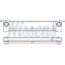 Intercooler. compresor aer rece Mercedes Viano In 639 03 - 2.0 CDI Diesel MA - C - - P - A MERCEDES-BENZ VITO / MIXTO (W639), Van, 08.2003 - Nissens 96730