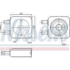 Radiator racire ulei. cutie de viteze automata Oil radiator CITROEN C3 I C3 II C5 I C5 II DS3 PEUGEOT 2008 I 207 407 1.4-2 PEUGEOT 207 CC (WD_), Sabrioleta, 02.2007 - 01.2015 Nissens 91106