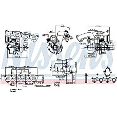 Turbocompresor Nou cu set de garnituri se potriveste. AUDI A1 SEAT ALHAMBRA IBIZA IV IBIZA IV SC IBIZA IV ST SKODA FABIA II VW B VW CC (358), Compartiment, 11.2011 - 12.2016 Nissens 93130