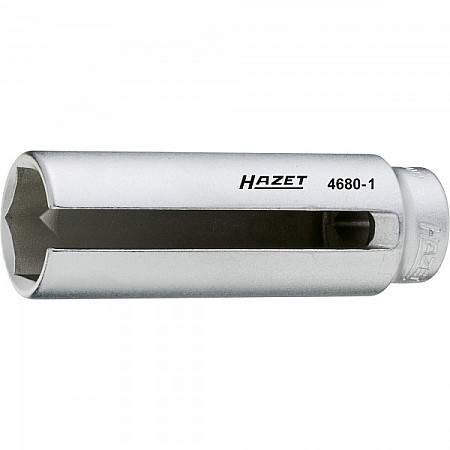Cheie tubulara pentru sonda lambda HAZET 4680-1, antrenare 1/2 inch, deschidere cheie 22 mm, hexagonala HAZET 4680-1