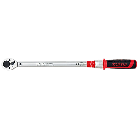 Cheie dinamometrica TOPTUL ANBV1206, domeniu de strangere 10-60 Nm, prindere patrat 3/8 inch, lungime 340 mm TOPTUL ANBV1206
