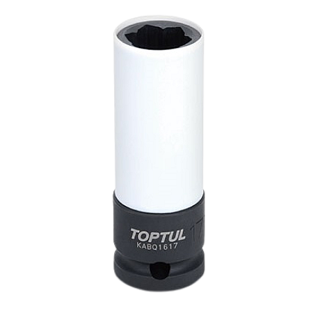Cheie tubulara de impact TOPTUL KABQ1617, prindere patrat 1/2 inch, deschidere cheie 17 mm, lungime 78 mm, pentru Mercedes-Benz TOPTUL KABQ1617