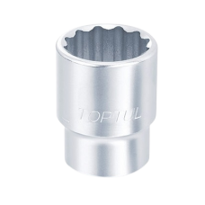 Cheie tubulara TOPTUL BAEB2465, prindere patrat 3/4 inch, profil bi-hexagonal, deschidere cheie 65 mm, lungime 82 mm, crom vanadiu TOPTUL BAEB2465