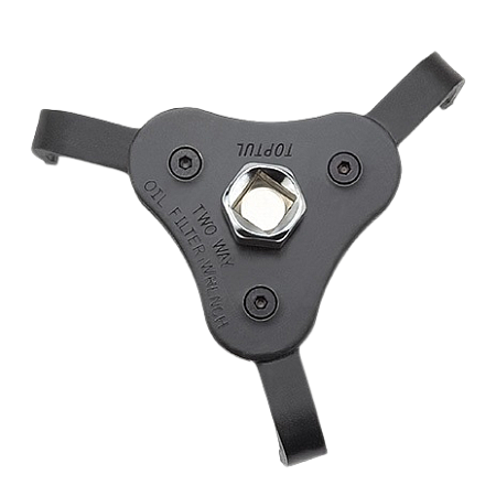 Cheie filtru ulei cu 3 picioare TOPTUL JDAI65A2, capacitate prindere 65-120 mm, antrenor 1/2-3/8 inch TOPTUL JDAI65A2