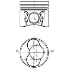 Piston 7951 STD se potriveste. AUDI A3 SEAT ALTEA ALTEA XL CORDOBA IBIZA III IBIZA IV IBIZA IV SC LEON TOLEDO III SKODA FABIA II VW GOLF PLUS (5M1, 521), Hatchback, 12.2004 - 12.2013 Kolbenschmidt 40422600
