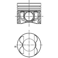 Piston MERCEDES-BENZ SPRINTER 3-t (906), Van, 06.2006 - Kolbenschmidt 41713600