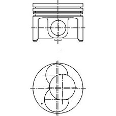 Piston VW SPACEFOX / SPACE CROSS (5Z6, 5Z7, 5Z9), Turism, 03.2006 - Kolbenschmidt 40093700