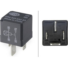 Releu. ABS Relay 12V fits. MERCEDES A W169 A W176 B SPORTS TOURER W245 B SPORTS TOURER W246 W242 C C204 C CL203 C T-MODEL S203 C FORD FOCUS III (DYB), Sedan, 07.2010 - HELLA 4RA 933 332-531