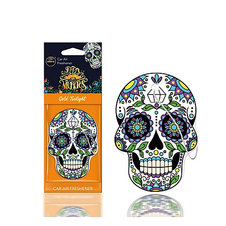 Odorizant Auto AROMA DIA DE LOS MUERTOS Gold Twilight