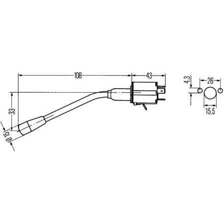 Bloc lumini de control Comutator combinat sub volan Claxon Indicatorii DEUTZ FAHR D 01.68- HELLA 6BA001 539-001