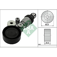 Intinzator.curea transmisie Multi-V belt tensioner MAZDA 2 3 MX-5 IV MX-5 RF TARGA 1.5 09.13- MAZDA 3 (BM), Hatchback Van, 04.2015 - 05.2016 INA 534 0342 10