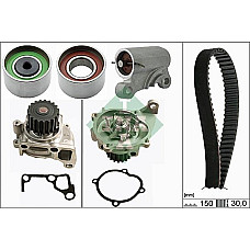 Set pompa apa curea dintata Set de distributie curea intinzator pompa de apa se potriveste. MAZDA 3 5 6 2.0D 06.02-12.10 MAZDA 6 (GG), Hatchback, 08.2002 - 12.2008 INA 530 0519 30