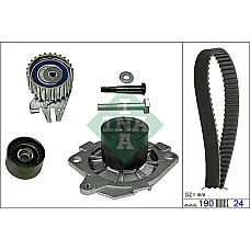 Set pompa apa curea dintata Set de distributie curea intinzator pompa de apa se potriveste. ALFA ROMEO 145 146 147 156 FIAT B FIAT STILO (192_), Hatchback, 10.2001 - 11.2010 INA 530 0622 30