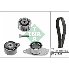 Set curea de distributie Set de distributie curea pinion se potriveste. RENAULT CLIO II CLIO II-HATCHBACK ESPACE III KANGOO KAN RENAULT MEGANE I (BA0/1_), Hatchback, 08.1995 - 12.2004 INA 530 0357 10