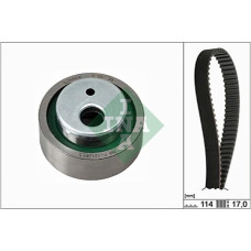 Set curea de distributie Set de distributie curea pinion se potriveste. CITROEN BERLINGO BERLINGO-MINIVAN BX EVASION XANTIA XM PEUGEOT EXPERT (224_), Dubita, 10.1995 - 12.2006 INA 530 0258 10
