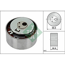 Rola intinzator.curea distributie rola de tensionare curea de distributie FIAT Panda 1.1 1.2 03- FIAT DOBLO (119_, 223_), Dubita, 03.2001 - INA 531 0778 10