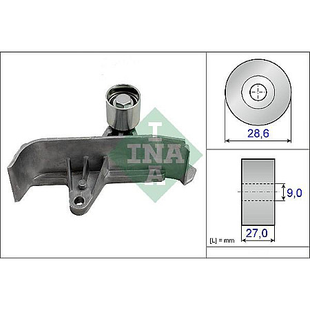 Rola ghidare / conducere, curea distributie AUDI A4 (8H7, B6, 8HE, B7), Sabrioleta, 01.2002 - 12.2009 INA 532 0601 10