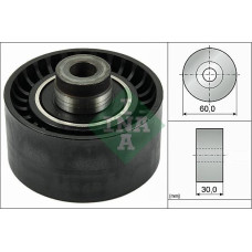 Rola ghidare-conducere. curea distributie Ruloul - scripetele de sustinere a curelei de distributie CITROEN AX BE PEUGEOT 307 SW (3H), Turism, 03.2002 - 12.2009 INA 532 0345 10
