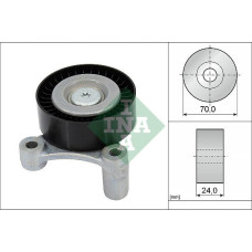 Rola ghidare-conducere. curea transmisie Poly V-belt pulley VOLVO S60 II S60 III S90 II V60 I V60 II V90 II XC60 I XC60 II INA 532 1002 10
