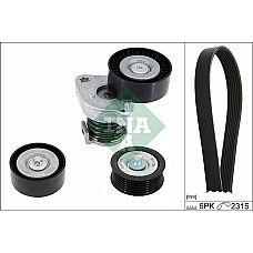 Set curea transmisie cu canel V-belts set with rollers MERCEDES C C204 C T-MODEL S204 E A207 E C207 E W212 SLK R172 1.8 MERCEDES-BENZ E-CLASS (W212), Sedan, 01.2009 - 12.2016 INA 529 0444 10