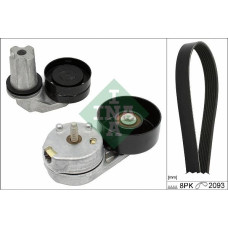 Set curea transmisie cu caneluri V-belts set with rollers fits. LAND ROVER DISCOVERY III DISCOVERY IV RANGE ROVER SPORT I 2.7D-3 LAND ROVER DISCOVERY III (L319), Crossover, 07.2004 - 09.2009 INA 529 0445 10