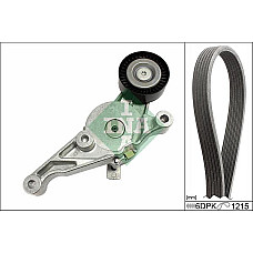 Set curea transmisie cu canel V-belts set with rollers VW CADDY III CADDY III-MINIVAN 1.9D-2.0D 03.04-08.10 VW CADDY III (2KB, 2KJ, 2CB, 2CJ), Dubita, 03.2004 - 05.2015 INA 529 0462 10