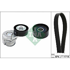 Set curea transmisie cu canel V-belts set with rollers CHEVROLET CRUZE OPEL ASTRA J ASTRA J GTC CORSA D MERIVA B 1.7D 0 OPEL ASTRA J (P10), Hatchback, 09.2009 - 10.2015 INA 529 0312 10