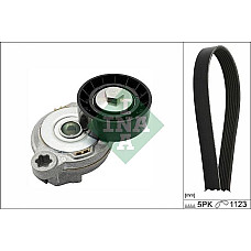 Set curea transmisie cu caneluri VOLVO V70 III (135), Turism, 04.2007 - INA 529 0375 10