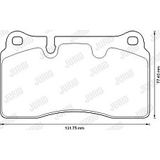 Set placute frana.frana disc Set de frana din ceramica Fata AUDI A3 TT CHEVROLET CORVETTE SEAT LEON LEON SC LE SEAT LEON ST (5F8), Estate Van, 01.2013 - Jurid 573296JC