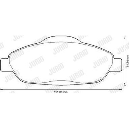 Set placute frana.frana disc Seturi de frana din ceramica Fata se potriveste. PEUGEOT 3008 308 308 I 308 I-KOMBI 408 1.2-2.0D 0 PEUGEOT 408 (F), Sedan, 02.2010 - Jurid 573241JC