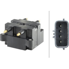 Bobina de inductie HYUNDAI GALLOPER II MITSUBISHI PAJERO I PAJERO II SUBARU FORESTER IMPREZA LEGACY II LEGAC SUBARU LEGACY IV (BL), Sedan, 09.2003 - 12.2015 HELLA 5DA230035-341