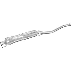 Toba esapamet intermediara Sistem de evacuare a amortizorului OPEL VECTRA B 2.0D/2.2D 11.96-07.03 4MAX 0219-01-17300P