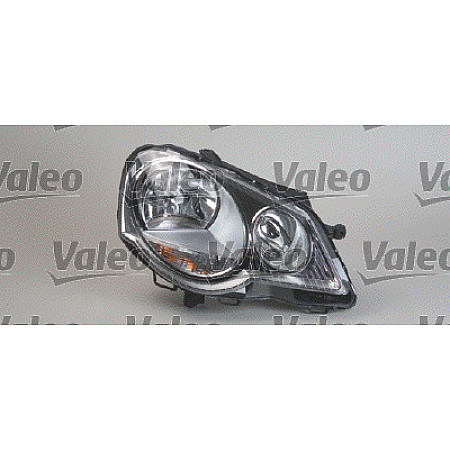 Far Lampa frontala Dreapta halogen H1/H7 electric cu motor culoare insert: cromat VW POLO POLO IV -11.09 VALEO VAL043013