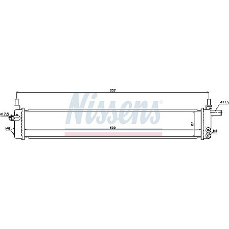 Radiator. baterie de antrenare Radiator motor invertor de tensiune LEXUS HS (ANF10), Sedan, 07.2009 - 01.2018 Nissens 646837