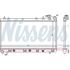 Radiator. racire motor Radiator motor se potriveste. SUBARU FORESTER IMPREZA 1.6-1.8-2.0 SUBARU IMPREZA (GF), Turism, 08.1992 - 12.2000 Nissens 64186