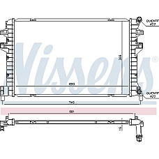 Intercooler. compresor Radiator motor lichid intercooler AUDI A3 Q2 Q3 SEAT ATECA LEON LEON SC LEON SPORTSTOURER VW TIGUAN II (AD1, AX1), Crossover, 01.2016 - Nissens 65306