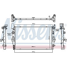 Radiator. racire motor Radiator motor se potriveste. MERCEDES MARCO POLO CAMPER W447 VITO MIXTO DOUBLE CABIN VITO TOURER W447 VI MERCEDES-BENZ VITO Mixto (Double Cabin) (W447), Furgon/Estate, 10.2014 - Nissens 606021