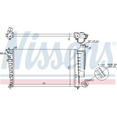 Radiator. racire motor Radiator motor se potriveste. CITROEN XSARA XSARA-HATCHBACK ZX PEUGEOT 306 1.1-2.0 CITROEN XSARA Break (N2), Turism, 10.1997 - 03.2010 Nissens 61313