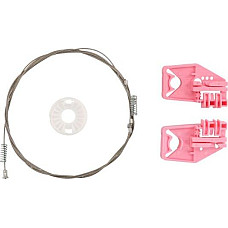 Set reparat. macara geam Window lifter repair kit front L set SKODA OCTAVIA II 02.04-06.13 SKODA OCTAVIA II (1Z5), Combi, 02.2004 - 06.2013 BLIC 6205-43-006801P